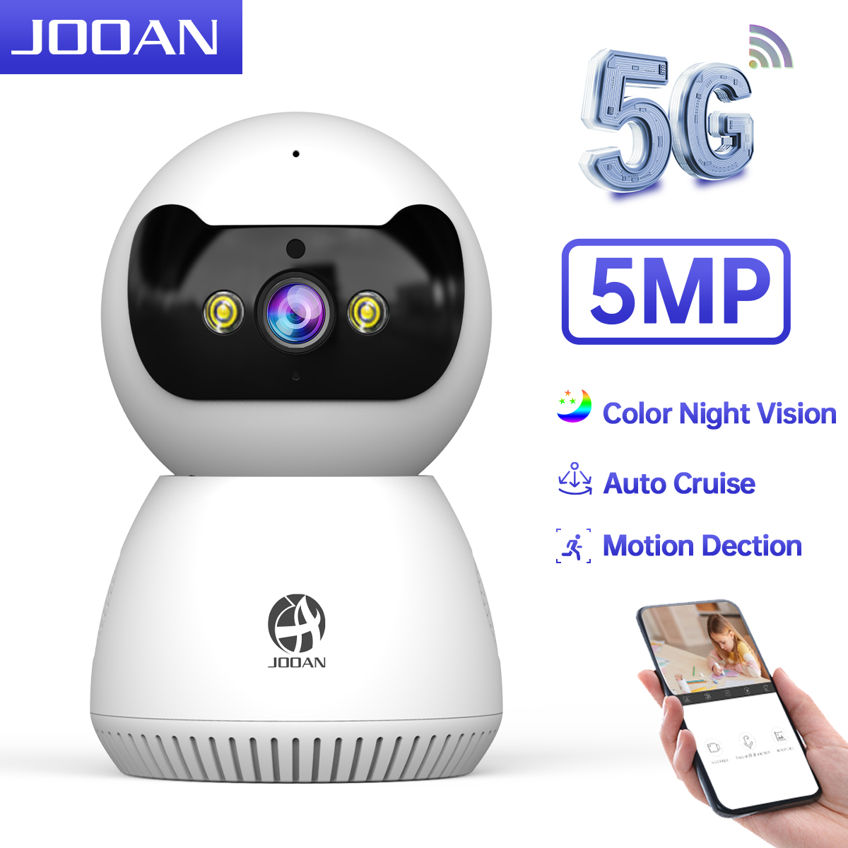 Eufy Camera E220 - JOOAN 5MP 3MP caméra IP 5G