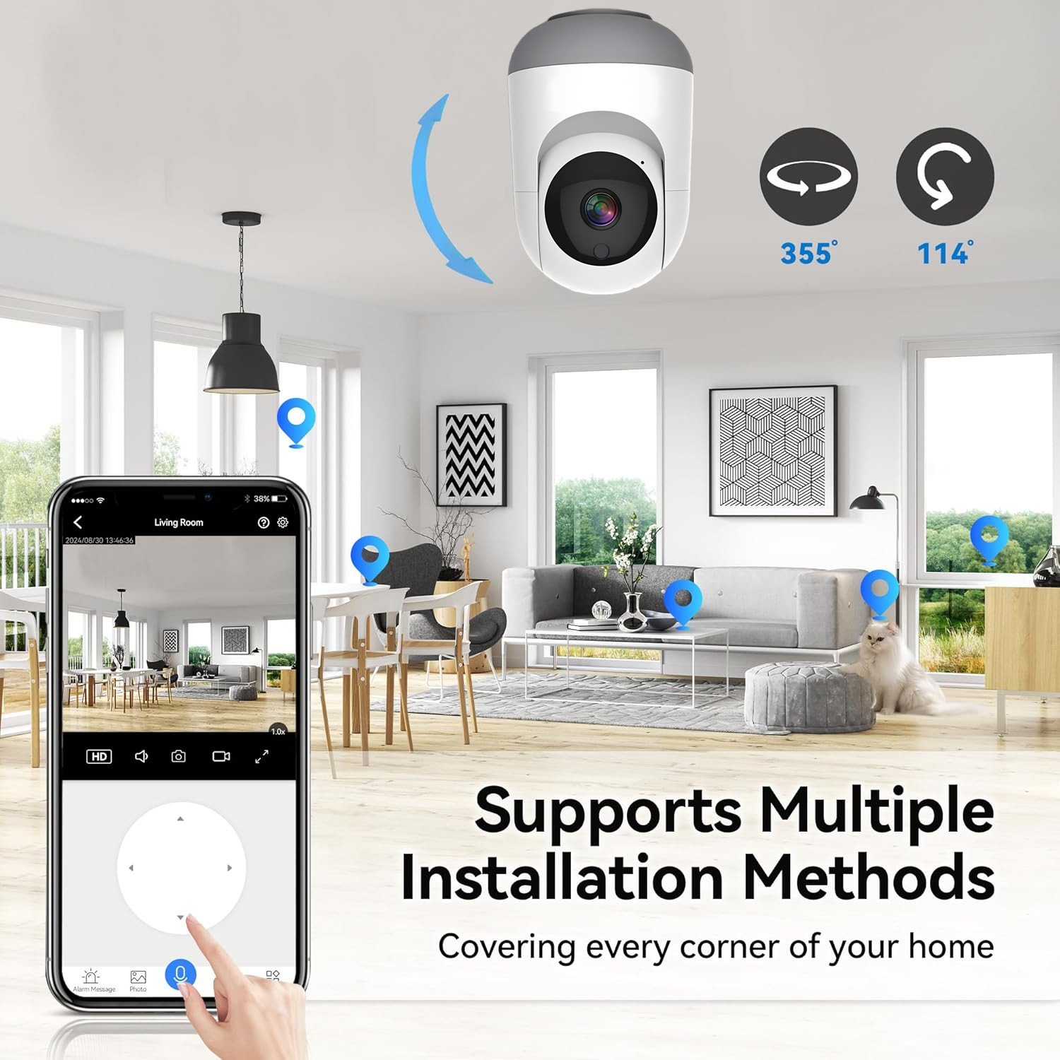 Caméra WiFi Tuya 4MP, caméra I - Eufy Camera E220 avis et prix